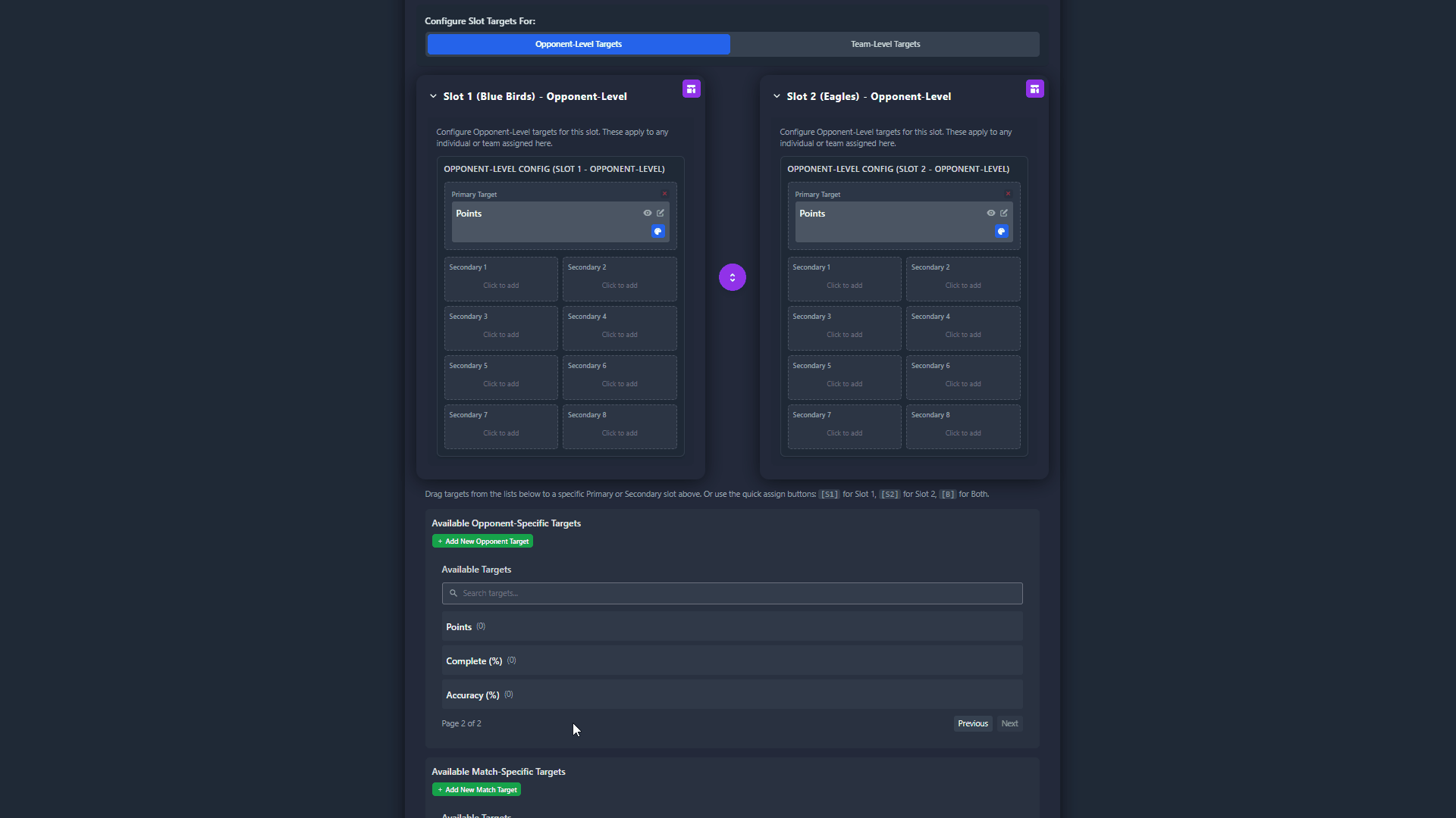 Drag-and-drop overlay building interface