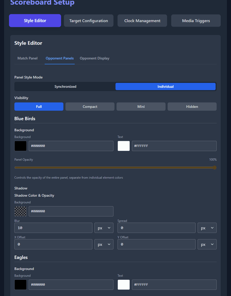 Infinitely customizable overlays for broadcast graphics