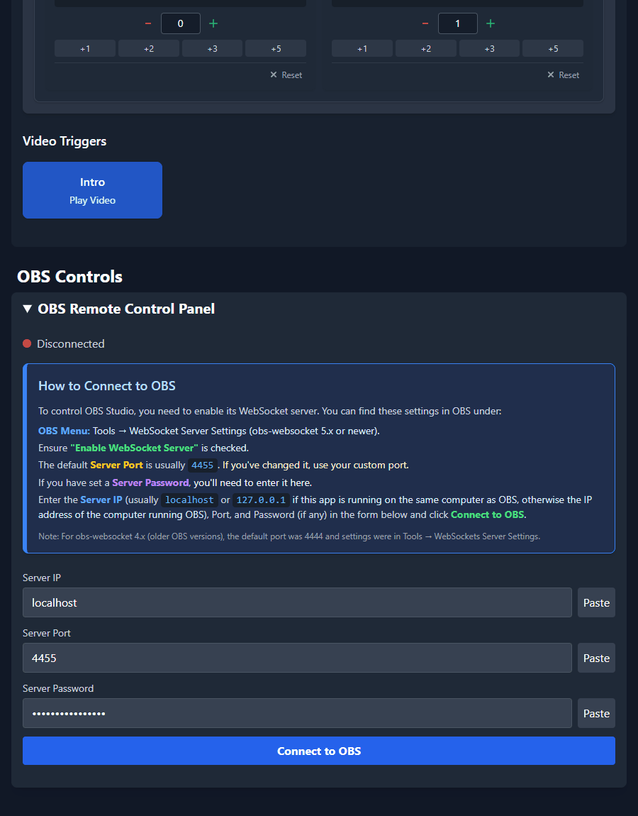OBS Integrations
